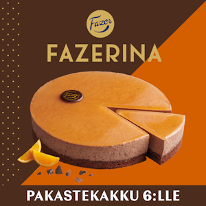 Fazer Fazerina -kakku 380g kypsäpakaste