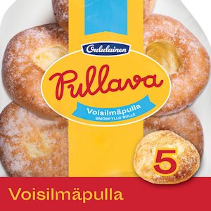 Oululainen Pullava Voisilmäpulla 5kpl/270g