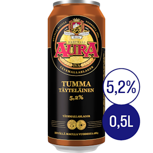 Aura Tumma lager 5,2% 0,5 tlk