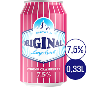 Hartwall Original Long Drink Cranberry Strong 7,5% 0,33l