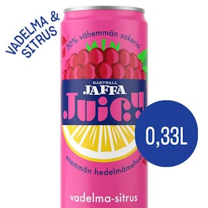 Hartwall Jaffa Juicy Vadelma-Sitrus 0,33l