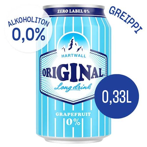 Hartwall Original Long Drink Grapefruit 0% 0,33l