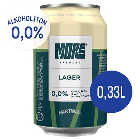More Brewing Lager 0,0% 0,33l