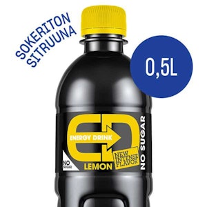 ED Lemon No Sugar energiajuoma 0,5l