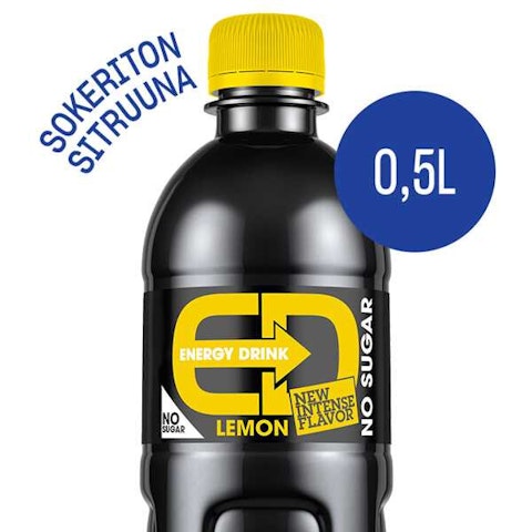 ED Lemon No Sugar energiajuoma 0,5l