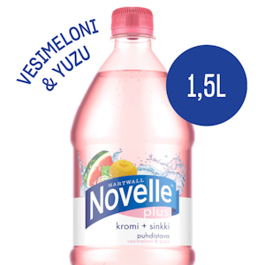 Hartwall Novelle Plus Kromi+Sinkki Vesimeloni-Yuzu 1,5l