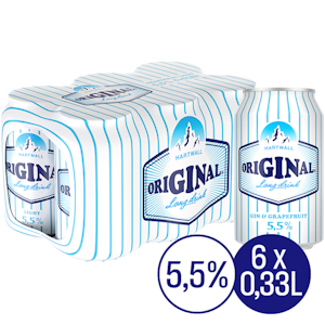 Hartwall Original Long Drink Light 5,5% 0,33l 6-pack