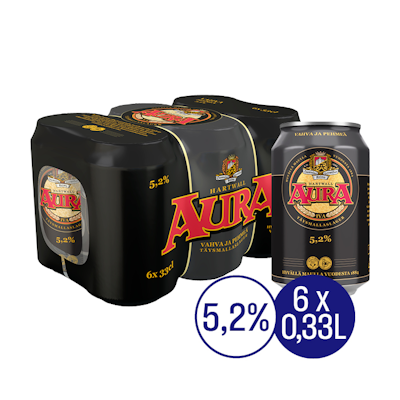 Aura 5,2% 0,33l 6-pack