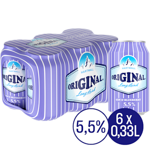 Hartwall Original Long Drink Blueberry 5,5% 0,33l 6-pack