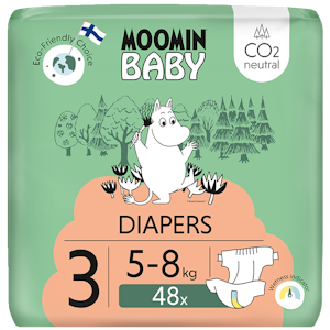 Moomin Baby teippivaippa S3 48kpl 5-8kg