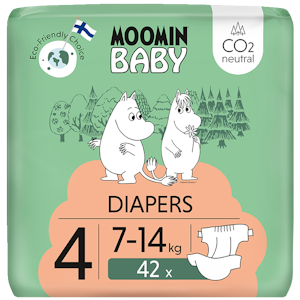 Moomin Baby teippivaippa S4 42kpl 7-14kg