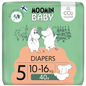 Moomin Baby teippivaippa S5 40kpl 10-16kg