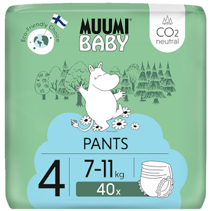 Muumi Baby Pants housuvaippa koko 4 7-11kg 40kpl