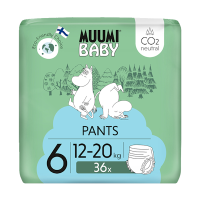Muumi Baby Pants housuvaippa koko 6 12-20kg 36kpl