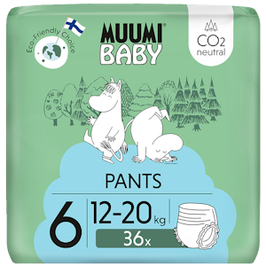 Muumi Baby Pants housuvaippa koko 6 12-20kg 36kpl