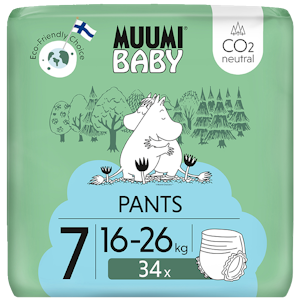 Muumi Baby Pants housuvaippa koko 7 16-26kg 34kpl