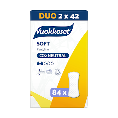 Vuokkoset pikkuhousunsuoja 2x42kpl Duo Soft