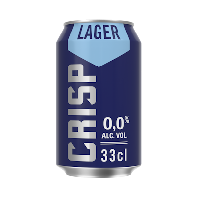 Crisp 0% Vaalea Lager 0,33l