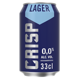 Crisp 0% Vaalea Lager 0,33l