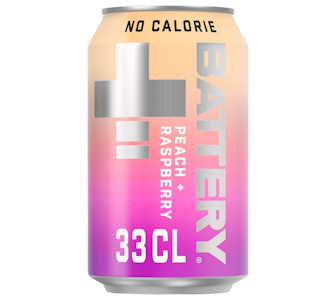 Battery No Calories Peach-Raspberry 0,33l