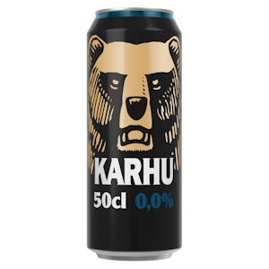 Karhu Alkoholiton lager olut 0% 0,5l