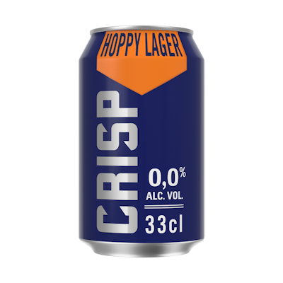 Crisp Hoppy Lager alkoholiton olut 0% 0,33l