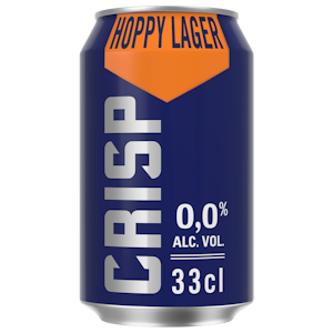 Crisp Hoppy Lager alkoholiton olut 0% 0,33l