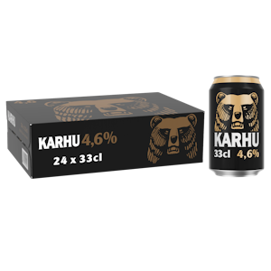 Karhu olut 4,6% 0,33l tlk 24-pack LAVA