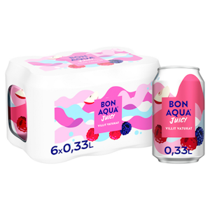 Bonaqua Juicy Villit Vatukat 0,33l 6-pack DOLLY