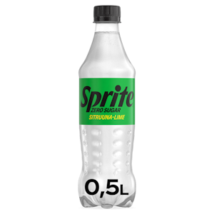 Sprite Zero Sugar Sitruuna-Lime virvoitusjuoma 0,5l