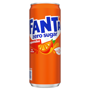 Fanta Appelsiini Zero virvoitusjuoma 0,33l