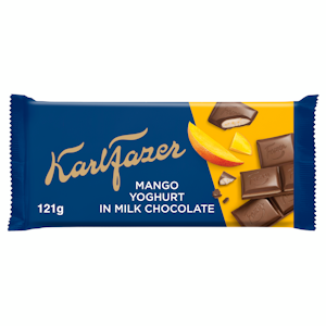 Karl Fazer suklaalevy 121g mangojogurtti