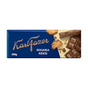 Karl Fazer Rouhea Keksi maitosuklaalevy 180g