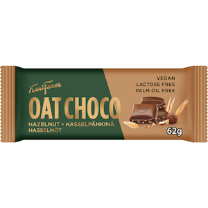 Karl Fazer kaura choco hasselpähkinä kaura-kaakaolevy 62g