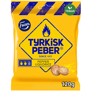 Tyrkisk Peber Liquorice 120g