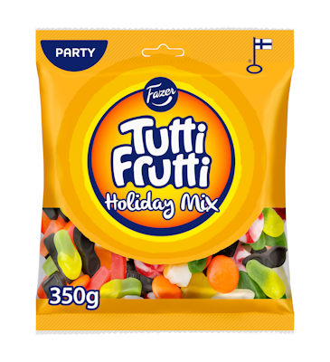 Tutti Frutti Holiday Mix makeispussi 350g