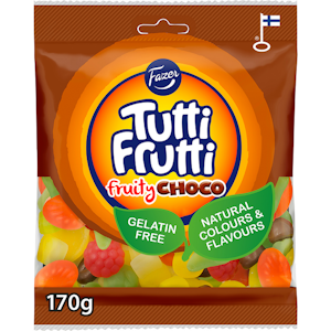 Tutti Frutti pussi 170g fruity choco