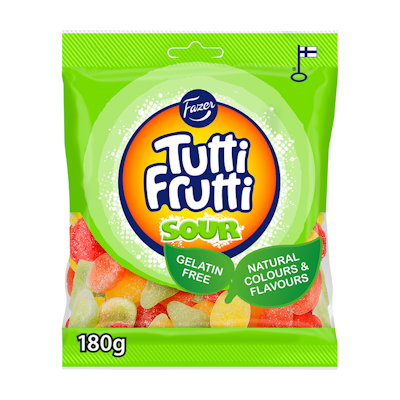 Tutti Frutti makeissekoitus 180g sour