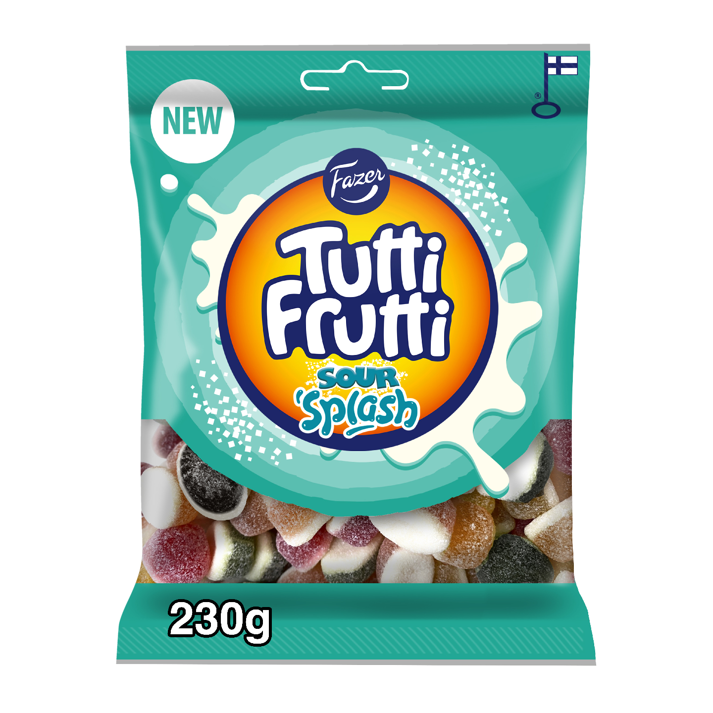 Fazer Tutti Frutti 230g Sour Splash Mix