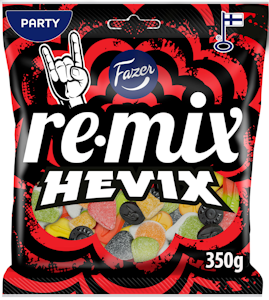 Remix Hevix karkkipussi 350g PUOLILAVA