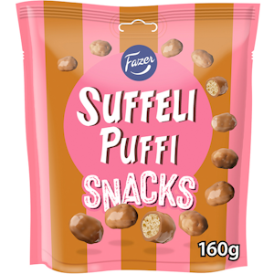 Fazer Suffeli Puffi Snacks 160g