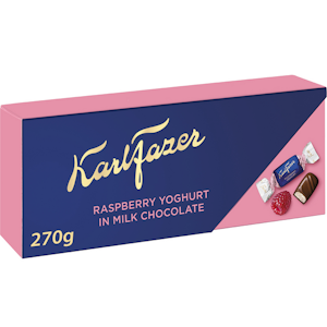 Karl Fazer 270g Vadelmajogurtti suklaakonvehti