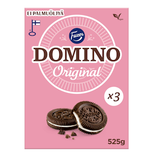 Fazer Domino Original vaniljanmakuinen täytekeksi 525g