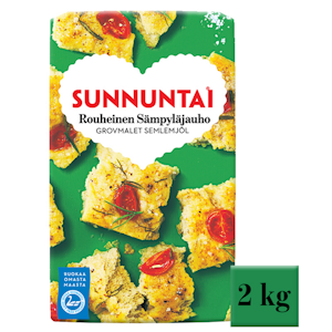 Sunnuntai rouheinen sämpyläjauho 2kg