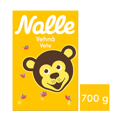 Nalle vehnä täysjyvähiutale 700 g