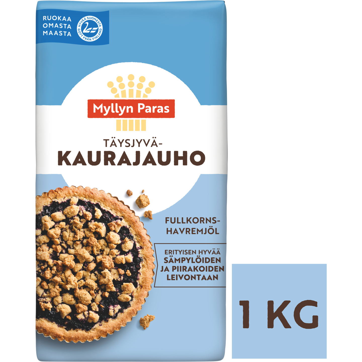 Myllyn Paras Emännän täysjyvä kaurajauho 1kg