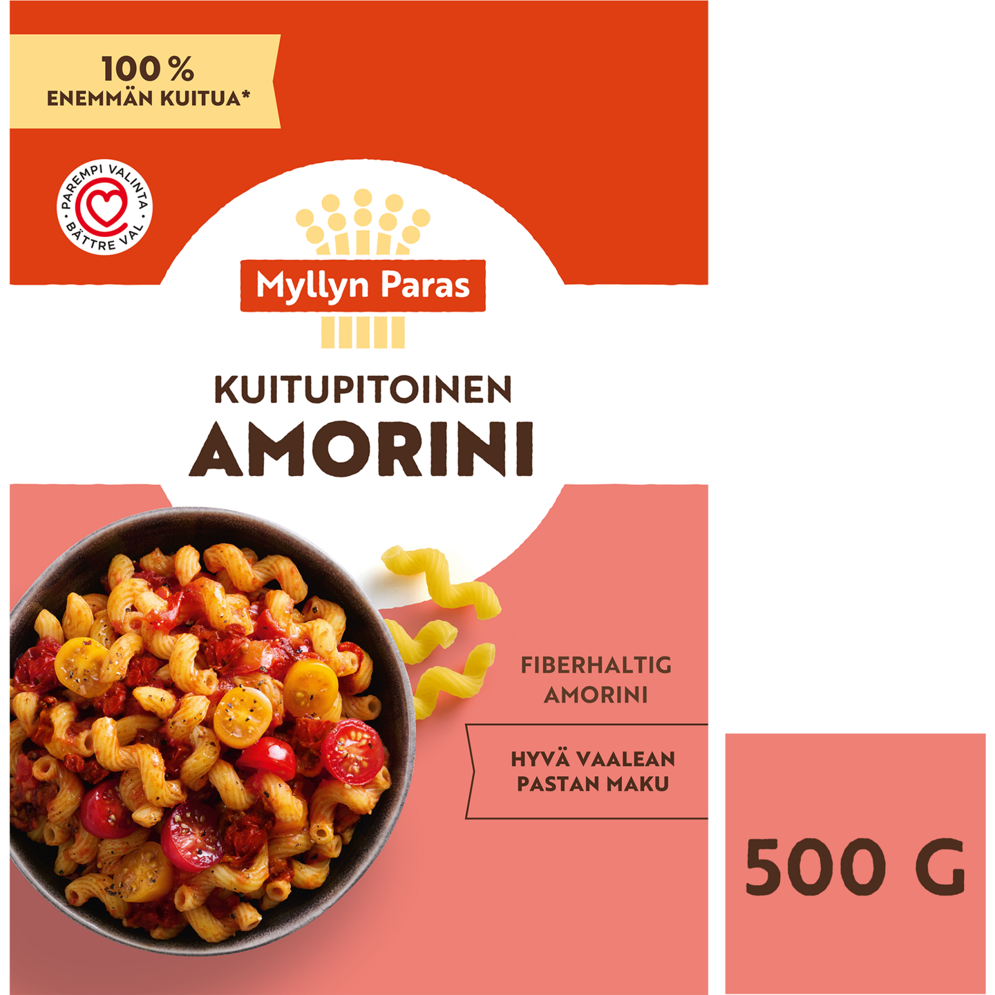 Myllyn Paras Kuitupitoinen Amorini pasta 500g