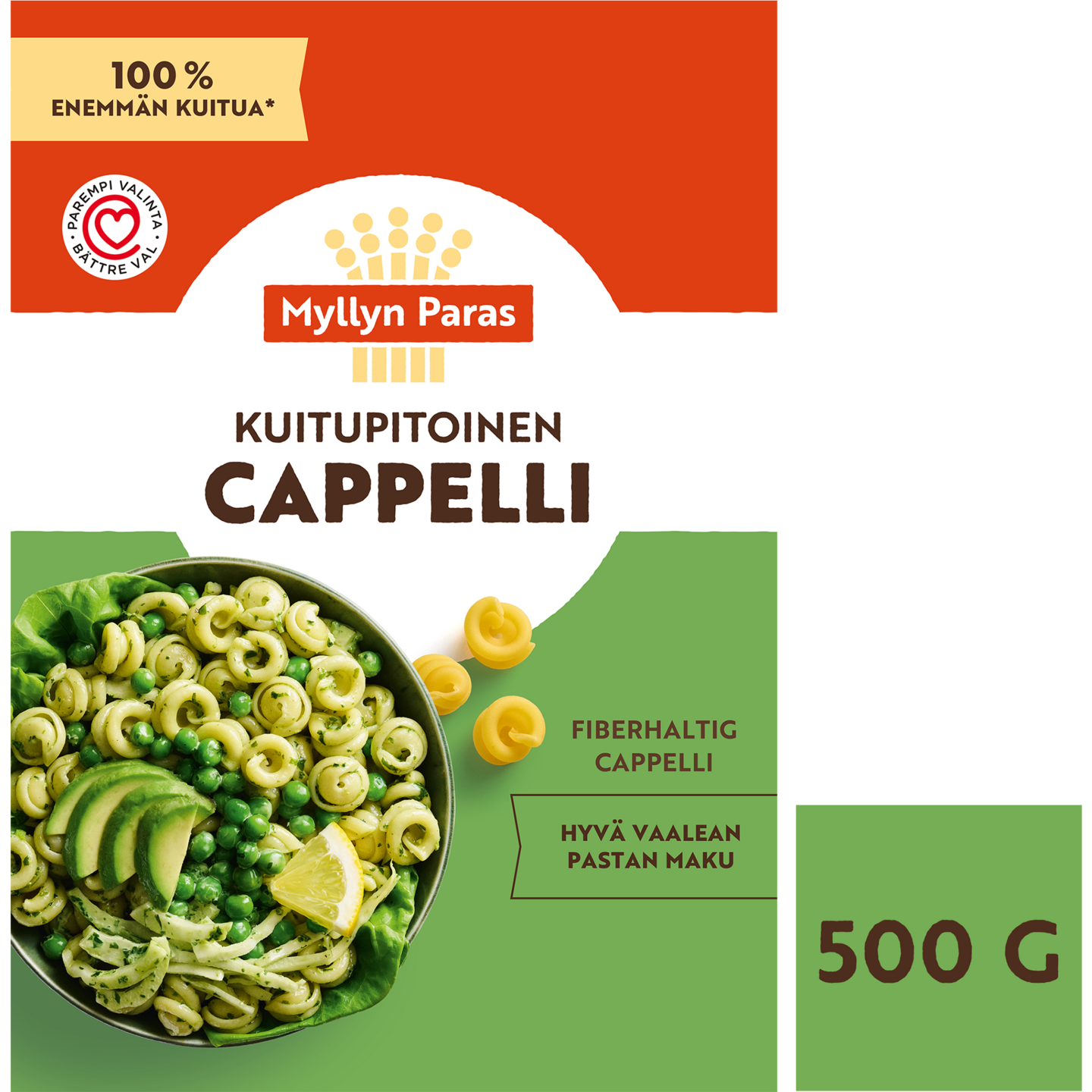 Myllyn Paras Kuitupitoinen Cappelli pasta 500g