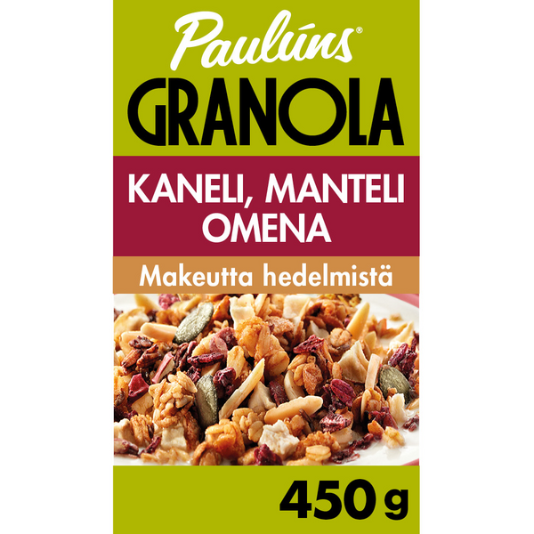 Paulúns granola 450g kaneli manteli ja omena