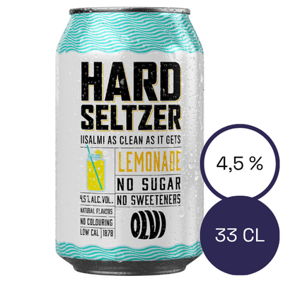 Olvi Hard Seltzer Lemonade 4,5 % 0,33l